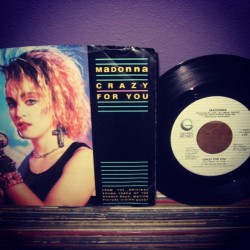justcoolrecords:  Awww baby #madonna fresh in the shop! #vinyl #records #45s #80s #pop 