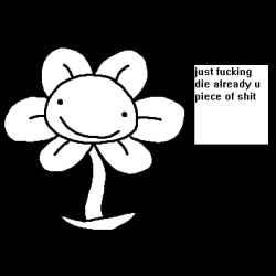 auwa:  hello! here is a picture of flowey that i drew for @taxiderby. enjoy and have a nice day. 