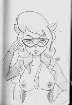 zaribot:  Bustyshot #02 - Callie Briggs from SWAT Kats, as suggested by @jadpeanut   luve