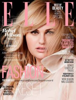 pretaportre:  Rebel Wilson covers Elle UK, May 2015 via Elle UK