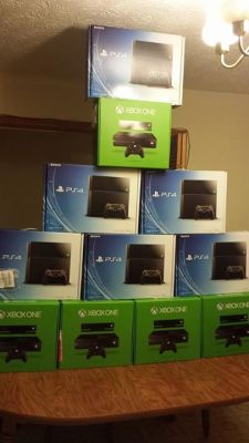 I have ps4&rsquo;s and xbox one&rsquo;s for sale. This could be your last chance before Christmas. I have reciepts with matching serial numbers to prove I&rsquo;m a law abiding citizen.  Also will be needed as proof of purchase for warranty. 輑 for