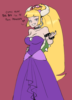 thedarkeros:Sure Bowsette was fun but how about Bowcifica! Or Pacifette? &lt;:3but all and all please enjoy Pacifica getting in on the fun by dressing up as everyones new favorite meme queen