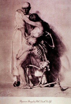 Der Arzt, Das Mädchen, Und Der Tod (The Doctor, The Girl, And Death) by Ivo Saliger, 1920