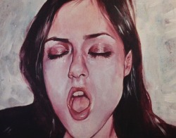 em0baby:  “Sasha Grey” Acrylic on canvas  Lily Tepper (don’t delete caption) 