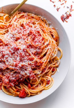 guardians-of-the-food:  Classic Spaghetti Allamatriciana