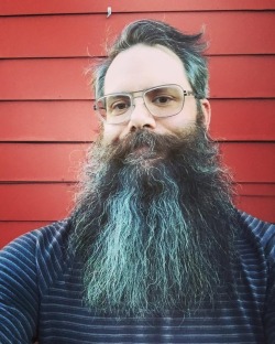 machobeagle:New glasses and wind swept hair. #gpoy #beard Sharing a picture from my main blog where you can find animated cat gifs a-plenty, cartoons and pics of lots of pets.
