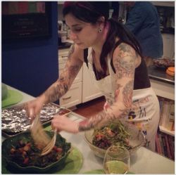 joannaangel:  Joanna tosses the salad (fnarr fnarr)                                                             from Instagram http://instagram.com/joannaangel 