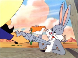 lord-kitschener: rasec-wizzlbang:  salaadking: Me not only accepting death, but welcoming it. “Shoot, Coward, you are only killing a man”- Bugs Bunny   “Mmm my ancestors are smiling at me, Doc, can you say the same?” 
