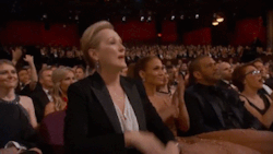 billboard:PREACH! Meryl Streep and J Lo were feeling Patricia Arquette’s comment about equal pay at the Oscars