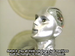 abrahadabra66:  arabellesicardi:  im the robot   When was Detox on Doctor Who?  How dare you drag Kamelion like that?!