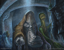 christopherburdett:  Ephant Mon Star Wars LCG - So Be It 14 x 11 - Acrylic and pencil on board Art Director - Zoe Robinson  Original for sale over on my web store!  http://christopher-burdett.myshopify.com/…/star-wars-ephant…  More about this piece