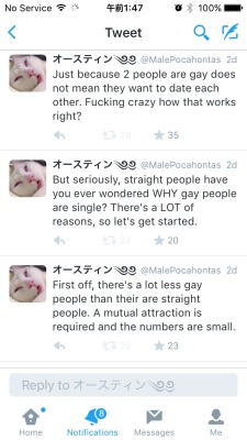really-grindr:  loserluigi:  spoopingtxn:  stopwhitepeopleforever:  I had to squeeze these together but here’s a good portion of tweets from my rant on straight people’s ignorance when it comes to gay dating and the issues that plague the gay community