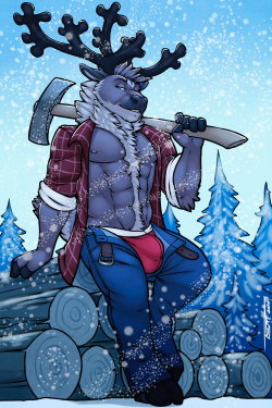tsaiwolf: Post-Work Jack Jack just got off for the day and is probably looking to get off again by the looks of it. Character Jack belongs to Thundergrey. Printshttps://inkedfur.com/print/post-work-undressing/https://inkedfur.com/print/post-work-jock/http