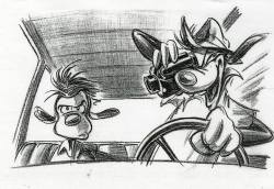 traditionalanimation:  Celebrating 20 years of “ A Goofy Movie”  Storyboards by Andy Gaskill from “A Goofy Movie” (Walt Disney,1995) 