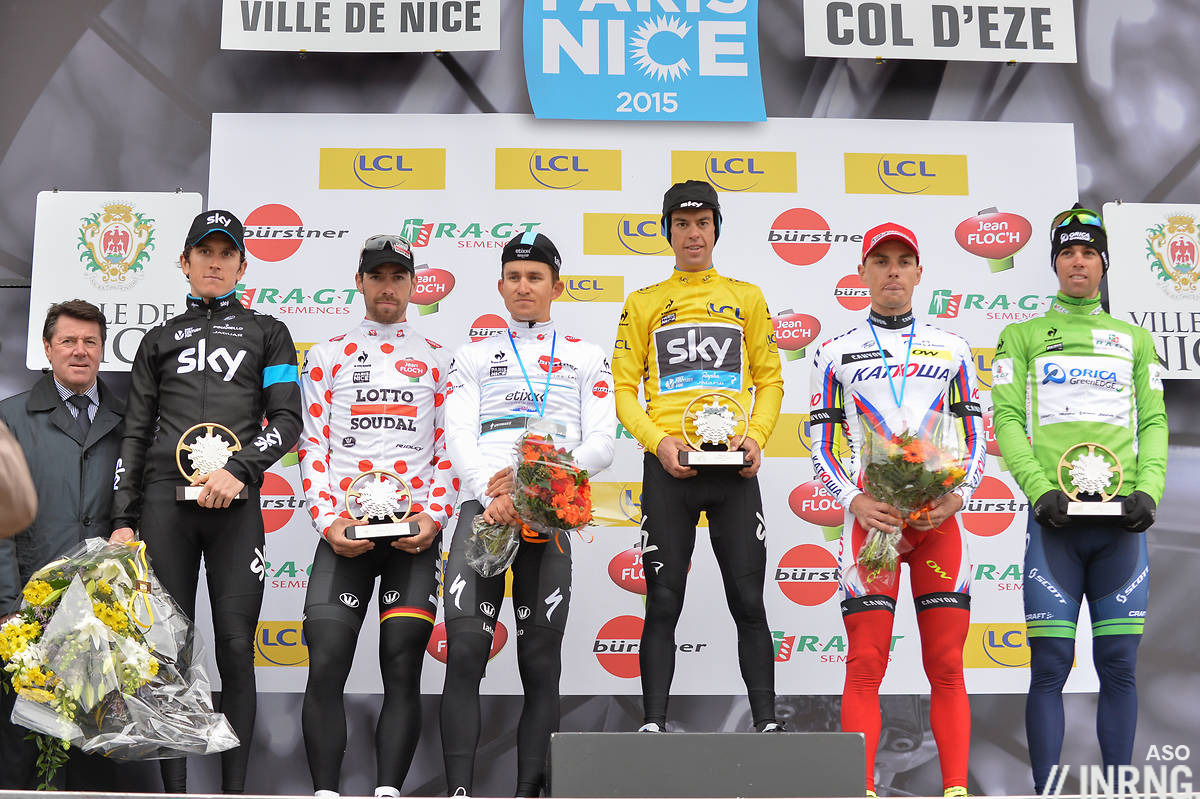 Paris-Nice podium 2015