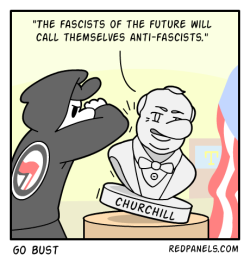 wyodak: psiotechniqa: political violence of the new millenium Just a little FYI, there is no evidence that Churchill ever said this.Not saying he didn’t say it, just there is no proof.Also I do agree antiFA can get fucked along with fascists.   It’s