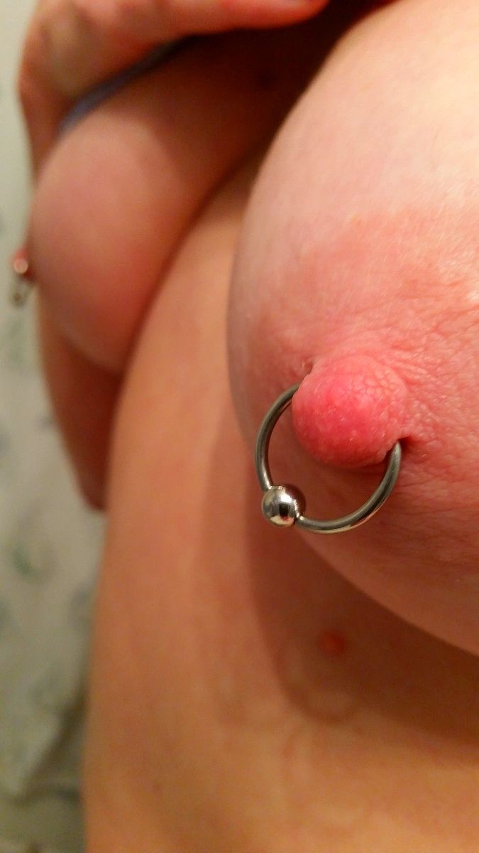 Heavy nipple rings