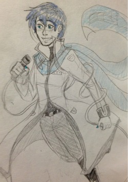 decent sketchbook photo #6 (a pretty looking kaito??;;)