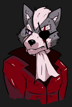 brunolaplace:  my friend onizuka said wolf with this outfit looks like a vampire and I must agree