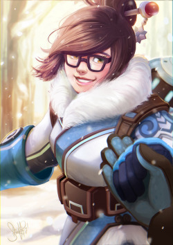 shawnyap13wishes: “Winter Romance”Hi! First fanart for  2017 - Mei from Overwatch! Hope y’all like it! (was working on another version before it changed to this, will share that in the future!). Meanwhile, if you like this, share it :D Cheers,Shawn