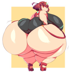 bluebot777: stuffed-deluxe:  Trinity-Fate - The Ae-ASS “ Well cooking IS her field skill.  “  dat giant ass. &lt;3 