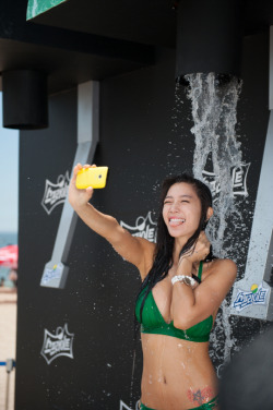 fkyeahclaralee:  More photos of Clara Lee for Sprite Shower