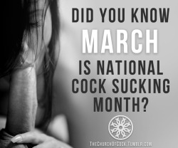 thechurchofcock:celebrate all month long