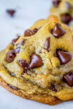 sweetoothgirl:  Brownie-Stuffed Chocolate Chip Cookies