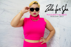 bigbeautifulblackgirls:  Cool Online Find: Zelie For She “The Naughty or Nice Holiday Collection” This holiday season, there is only one thing  the designer of Zelie for She wants to know ; are you naughty  or are you nice? Their collection is