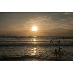 enjoyindonesia:Kuta beach, Bali. #landscape #nature #sunset #sea #travel #beach #photooftheday #landscape_lovers #nikon #indonesia #bali #kuta #asia #explorebali #бали #instanusantara #photo #instaphoto #likeforlike #travelgram #wanderlust #instatravel
