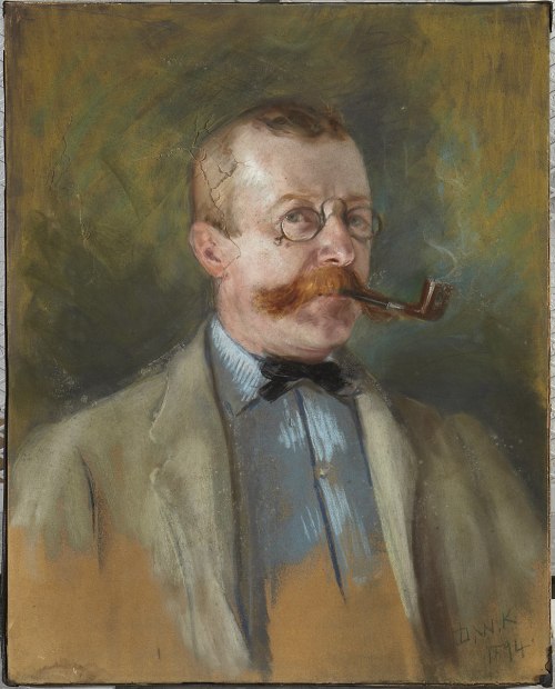 mrdirtybear:  ‘Portrait of Laurence Hutton’ as painted by American painter and muralist Dora Wheeler-Keith (1856-1940). Laurence Hutton (1843- 1904) was an essayist, critic and travel guide writer, one of many literary sitters for portraits by Dora
