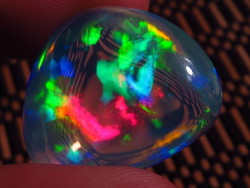 mineralists:  Rare polished transparent Ethiopian Opal! 
