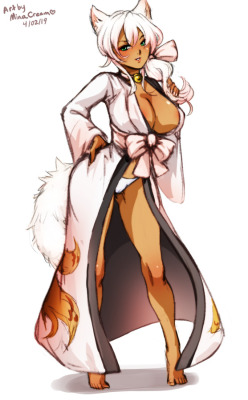 #511 FoxgirlKimono and Adventuring outfits. Character design for client.  Commission meSupport me on Patreon  