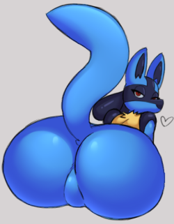 acstlu: digitalpelican:  better get started kissing some Lucario butt Acstlu why must you play with me like this? I love it  Just take the butt  Awyiss~