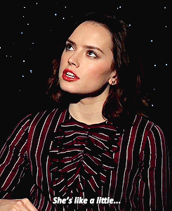 scavengersrey:  Daisy Ridley on what kind of person Rey is   She&rsquo;s fucking gorgeous 😍😍