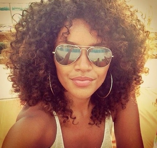 Afro kinky curly human hair wig
