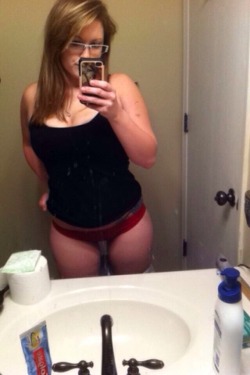 slim–jim47:  newslutz:   Brandi Marie Waldon / Schouten,  25 years old, 34DD tits, from Michigan, well used cunt . Has 2 kids. Sucks cock and takes it up her asshole!    Pretty little slut! 