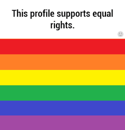 sadlildarling: Reblog if you support equal rights because I do 💕