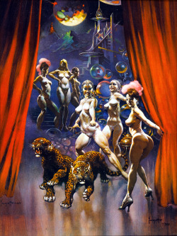 thebristolboard:  “Las Vegas” by Frank Frazetta, 1979. 