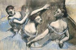 allegoryofart:  Three Dancers, Edgar Degas, c. 1900