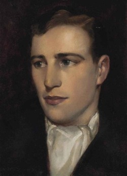 Retrato de Eustace Anthony Morrogh Bernard (1893-1972), de Oliver Messel (1904-1978).
