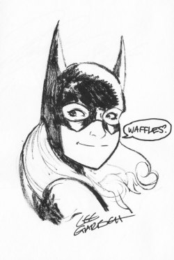 angelophile:  Batgirl sketches by Lee Garbett. (Source)