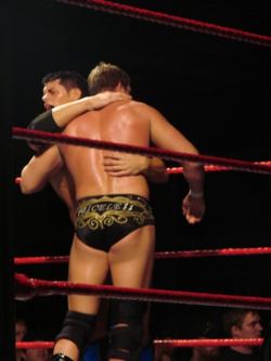 rwfan11:  Ted DiBiase Jr.  and Cody Rhodes *sings* …”That’s what friends are for” …. LOL! :-)
