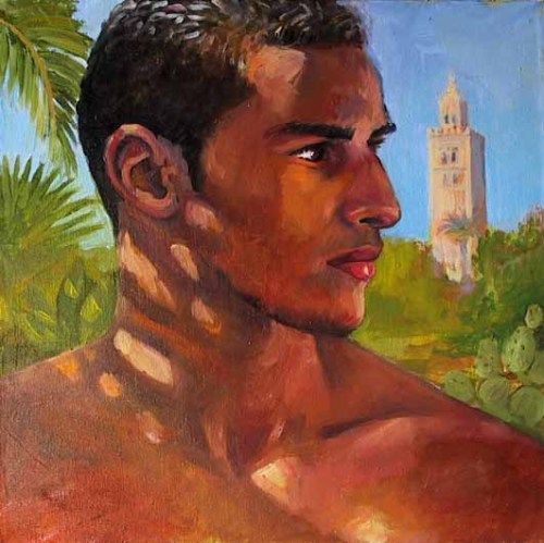 designedfordesire:Portrait of a Moroccan Boy (Jamal)  (2008), Richard Taddei (1946- )Source: santaferomantic
