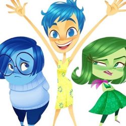 Ladies Number 55! Joy, Sadness and Disgust from Inside Out! I looove this movie! Specially Disgust cause @mindykaling is freaking awesome! 