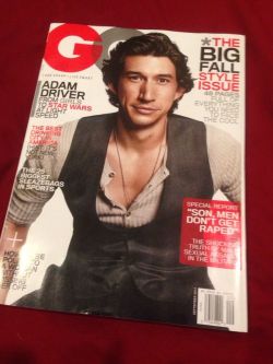 amydentata:  l8rg8rz:  prolifefemale:  buttons-beads-lace:  fuckyeahbiguys:  theamericanavenger:  theamericanavenger:  Okay guys this is kinda important. GQ just came in the mail and for the first time in a long while it had a really important article…