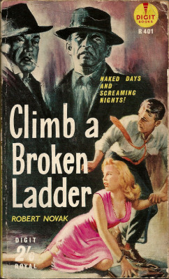 Climb A Broken Ladder, by Robert Novak (Digit Books, 1956). From a charity shop in Nottingham.  It had been a woman who put John Zerzanek where he was - down among the drunks on Skid Row. They didn&rsquo;t even know his real name, just called him Bohunk,