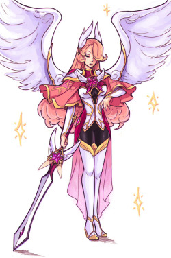 shinaartificial:A quick Kayle concept skin I did because I needed one for my comic. Tell me your thoughts on it :3