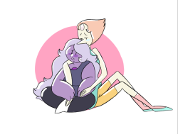 looney-art:  this started out as a regular pearl but then i got into a shippy mood 