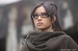 New official photo of Ishihara Satomi as Hanji in the upcoming SnK live-action short series!Via a new official site for the drama!